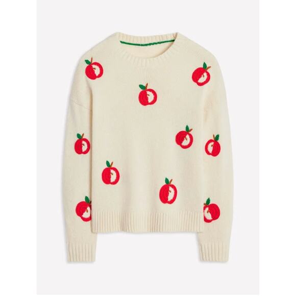 Boden Natalie Embroidered Jumper Sweater size S small - Picture 2 of 7